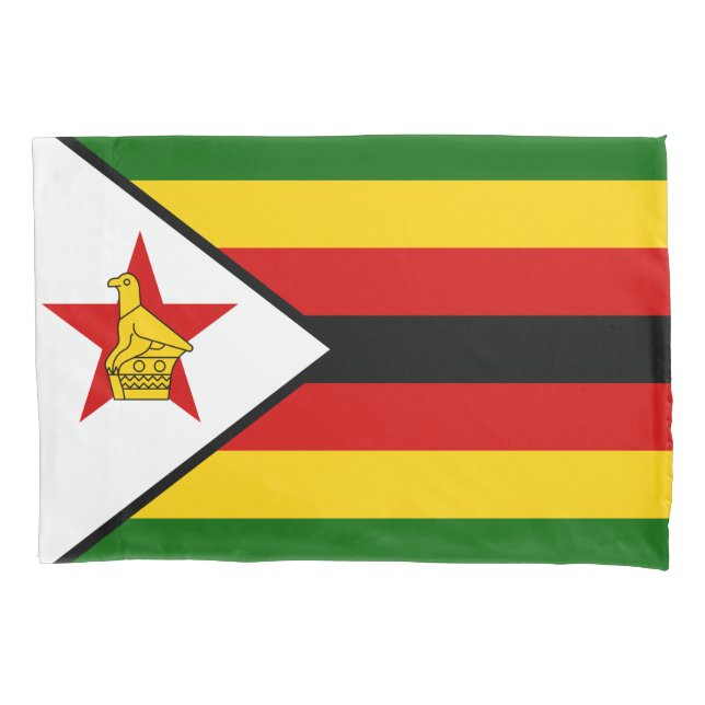 Flagge Simbabwes Kissenbezug (Vorderseite-Links)