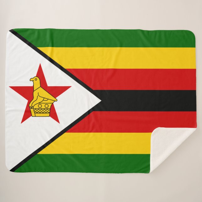 Flagge Simbabwes Sherpadecke (Vorderseite (Horizontal))