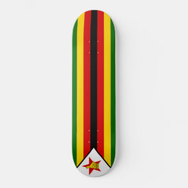 Flagge Simbabwes Skateboard