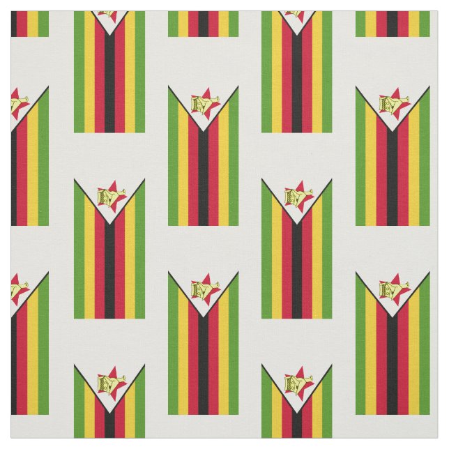 Flagge Simbabwes Stoff (Muster)