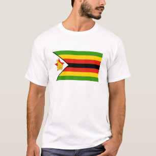 Flagge Simbabwes T-Shirt