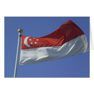 Flagge Singapurs