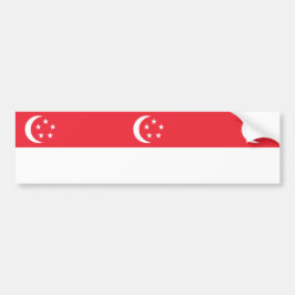Flagge Singapurs Autoaufkleber