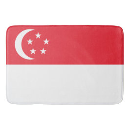Flagge Singapurs Badematte