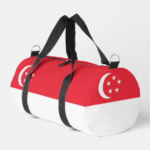 Flagge Singapurs Duffle Bag