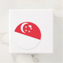 Flagge Singapurs Geschenkanhänger