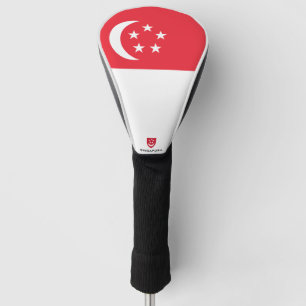 Flagge Singapurs Golf Headcover