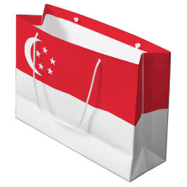 Flagge Singapurs Große Geschenktüte
