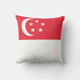 Flagge Singapurs Kissen