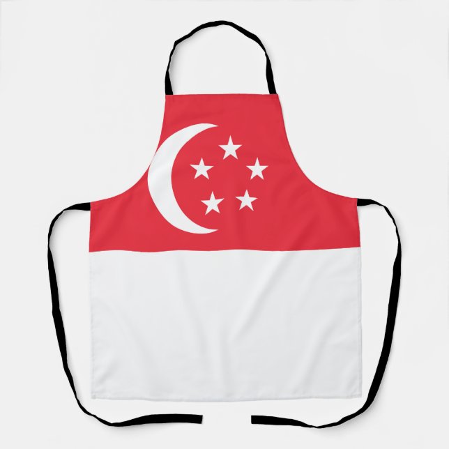 Flagge Singapurs Schürze (Vorderseite)