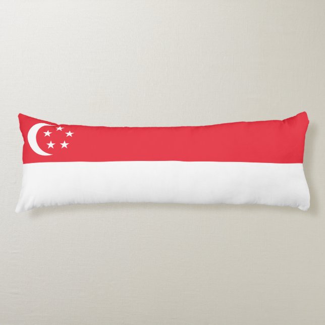 Flagge Singapurs Seitenschläferkissen (Vorderseite)