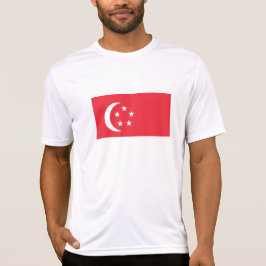 Flagge Singapurs T-Shirt