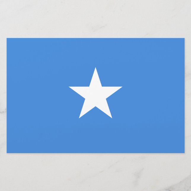 Flagge Somalias Briefpapier (Vorderseite)
