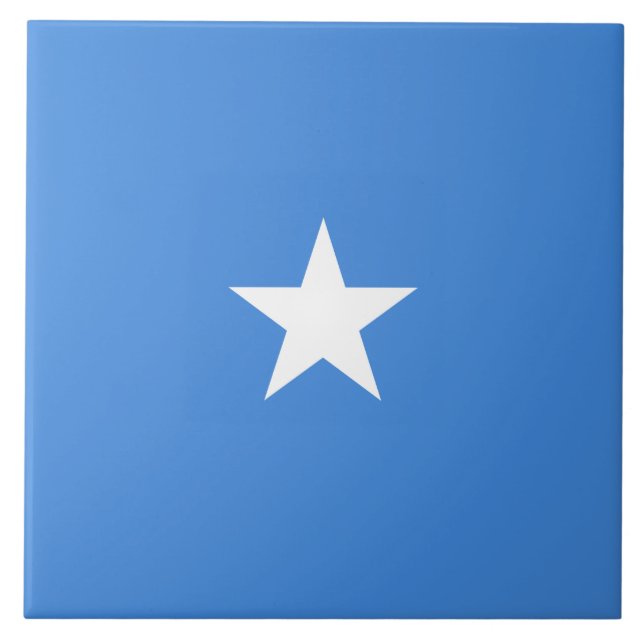Flagge Somalias Fliese (Vorderseite)