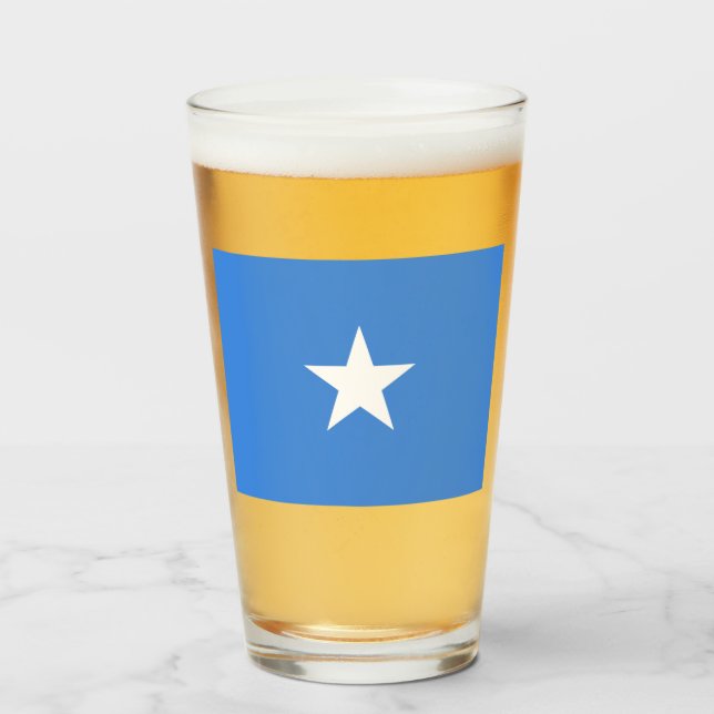 Flagge Somalias Glas (Vorne (Gefüllt))