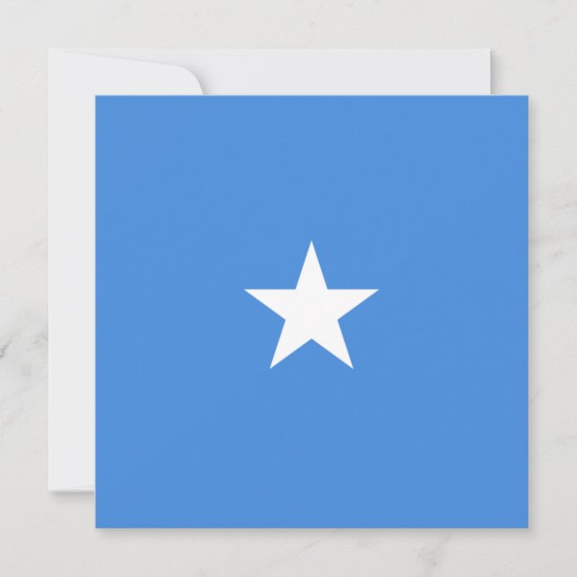 Flagge Somalias Karte (Vorderseite)