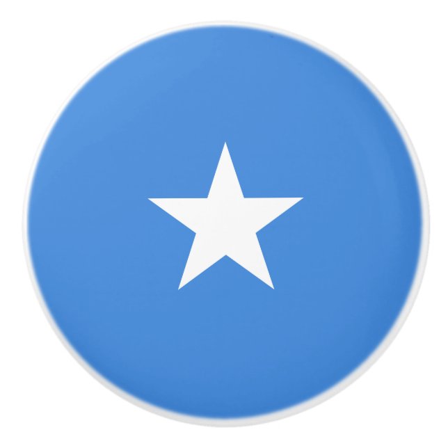 Flagge Somalias Keramikknauf (Vorderseite)