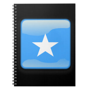 Flagge Somalias Notizblock