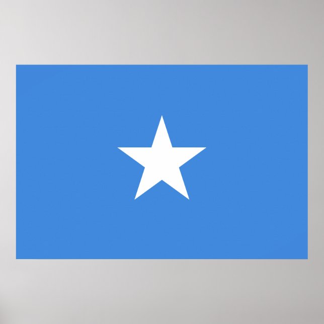 Flagge Somalias Poster (Vorne)