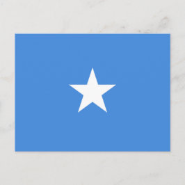 Flagge Somalias Postkarte