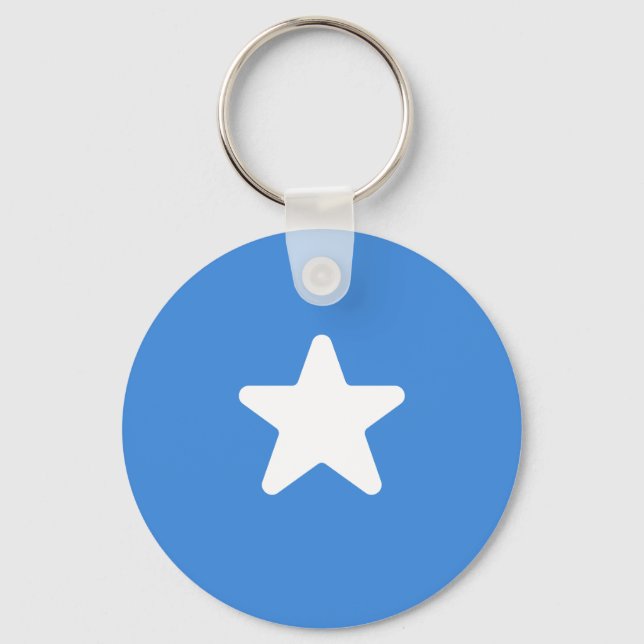 Flagge Somalias Schlüsselanhänger (Vorderseite)