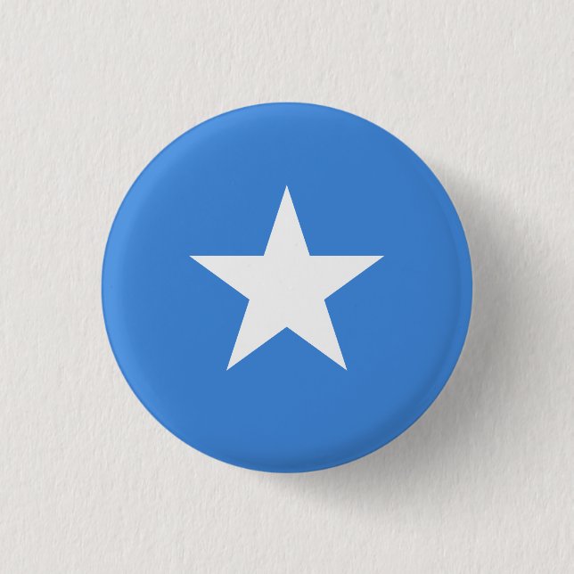 Flagge Somalias (Somalier) Button (Vorderseite)
