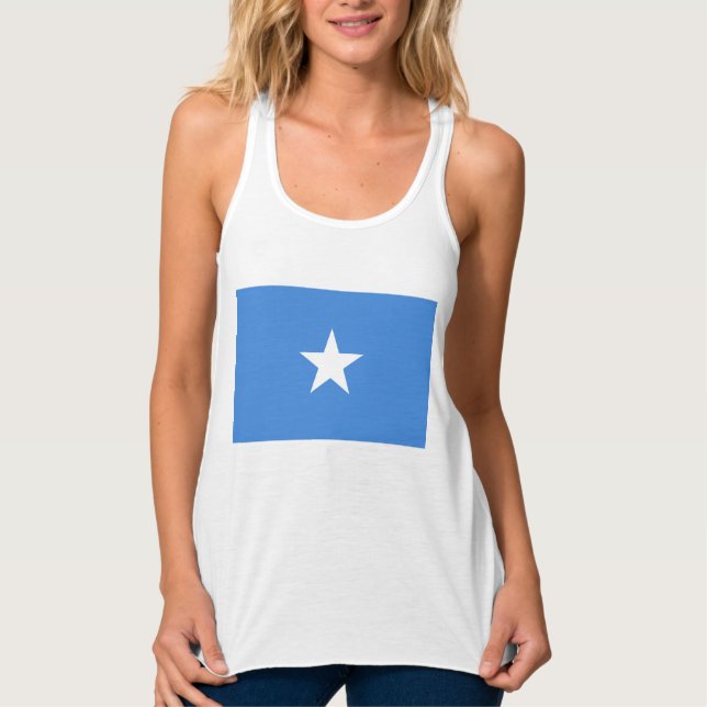 Flagge Somalias Tank Top (Vorderseite)