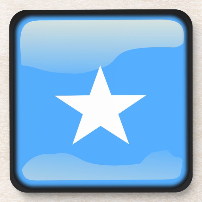 Flagge Somalias Untersetzer (Vorderseite)