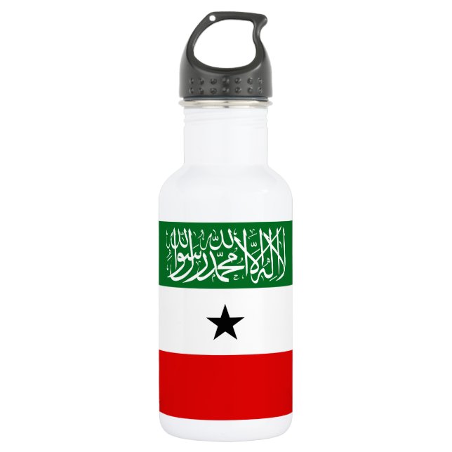 Flagge Somalilands Edelstahlflasche (Vorderseite)