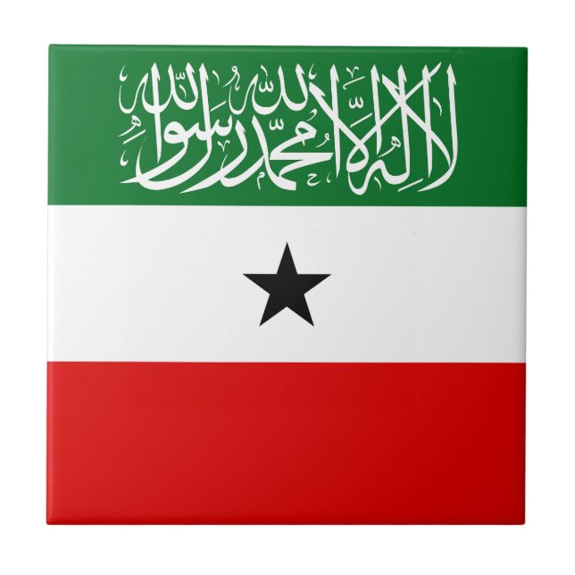 Flagge Somalilands Fliese (Vorderseite)