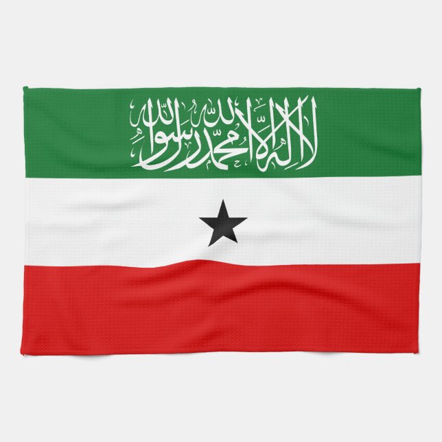 Flagge Somalilands Geschirrtuch (Horizontal)