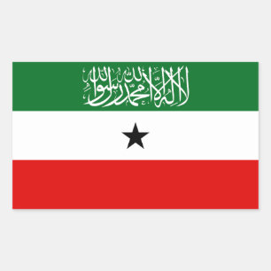 Flagge Somalilands Rechteckiger Aufkleber