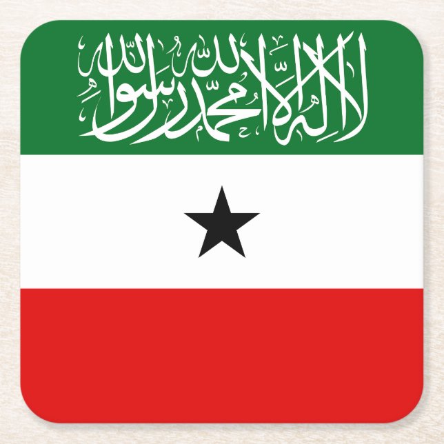 Flagge Somalilands Rechteckiger Pappuntersetzer (Vorderseite)