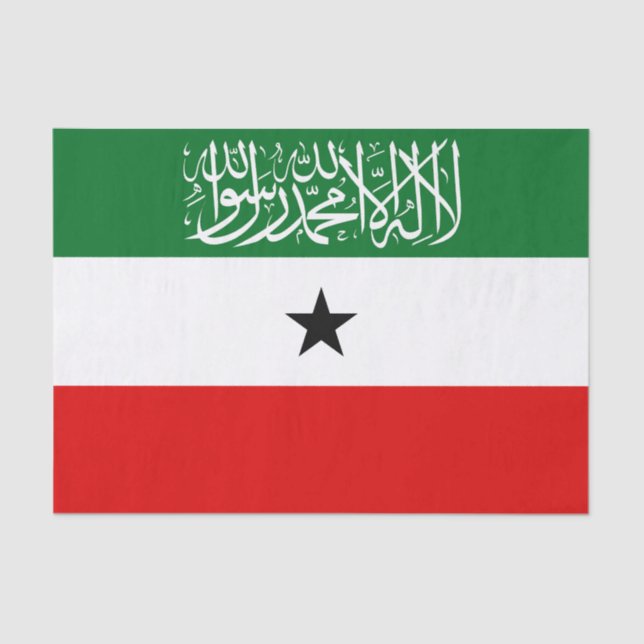 Flagge Somalilands Seidenpapier (Vorderseite)