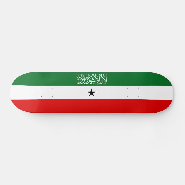 Flagge Somalilands Skateboard (Horizontal)