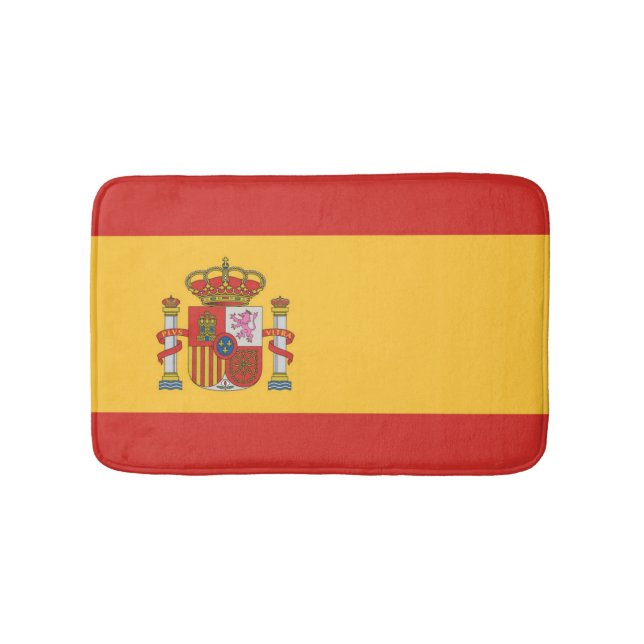Flagge Spaniens Badematte (Vorderseite)