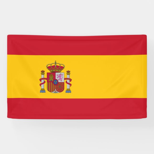 Flagge Spaniens - Bandera de España Bandera Españo Banner (Horizontal)