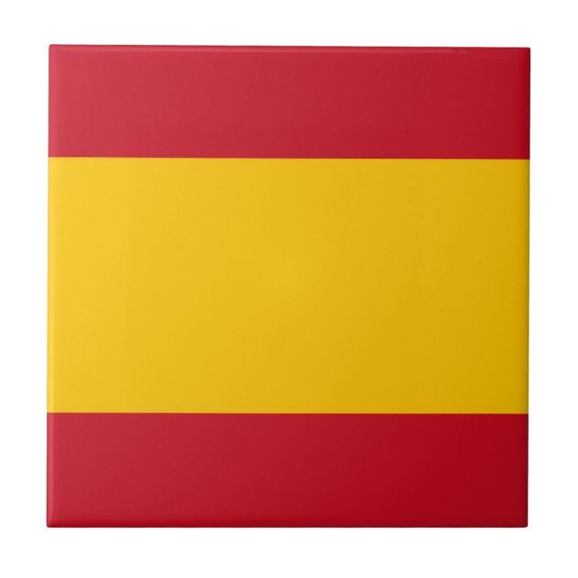 Flagge Spaniens, Bandera de España, Bandera Españo Fliese (Vorderseite)