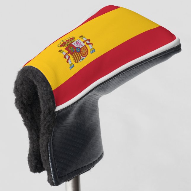 Flagge Spaniens - Bandera de Espana Golf Headcover (3/4 Vorderseite)