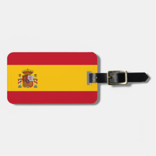 Flagge Spaniens Gepäckanhänger