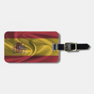 Flagge Spaniens Gepäckanhänger