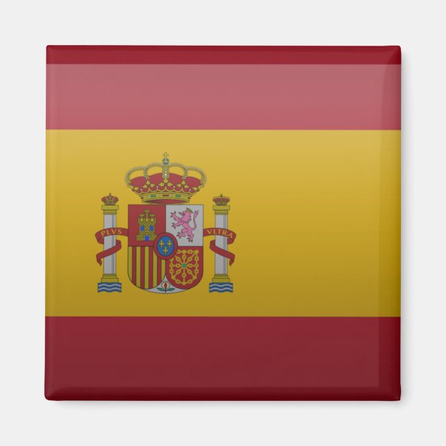 Flagge Spaniens Magnet (Vorne)