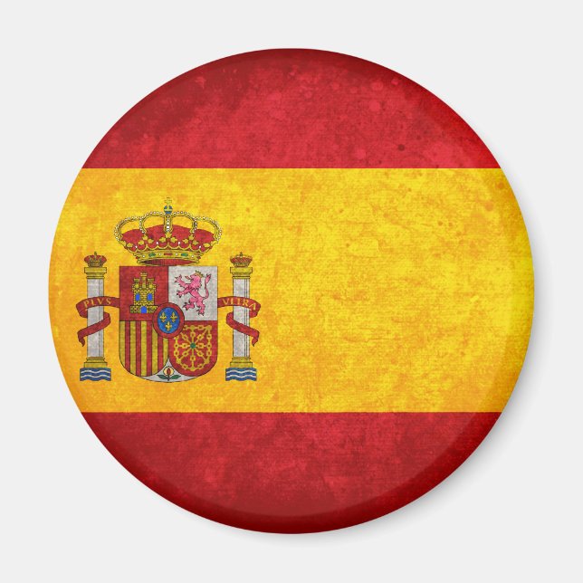 Flagge Spaniens Magnet (Vorne)