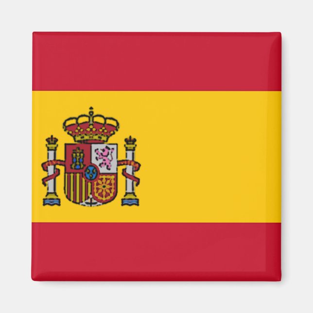 Flagge Spaniens Magnet (Vorne)