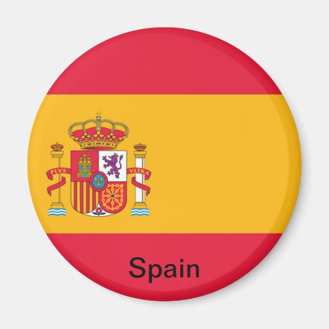 Flagge Spaniens Magnet (Vorne)