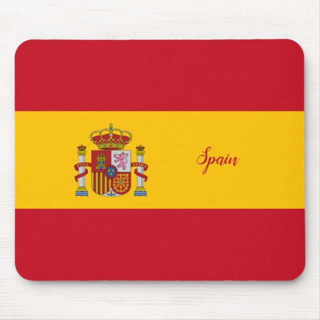Flagge Spaniens Mousepad (Vorne)