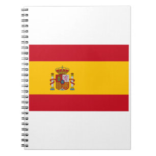 Flagge Spaniens Notizblock