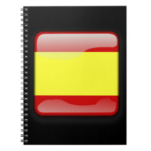 Flagge Spaniens Notizblock
