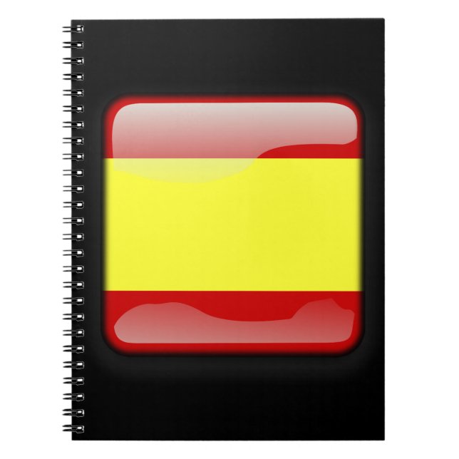 Flagge Spaniens Notizblock (Vorderseite)