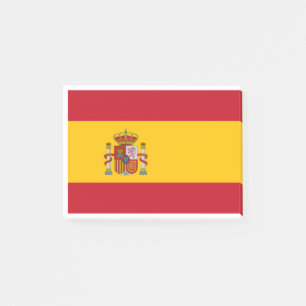 Flagge Spaniens Post-it Klebezettel